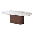 Salontafel Isabella bruin ovaal- 130 cm