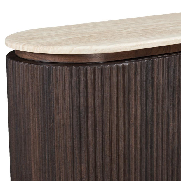 Tv meubel - Travertin X Kimberly Bruin