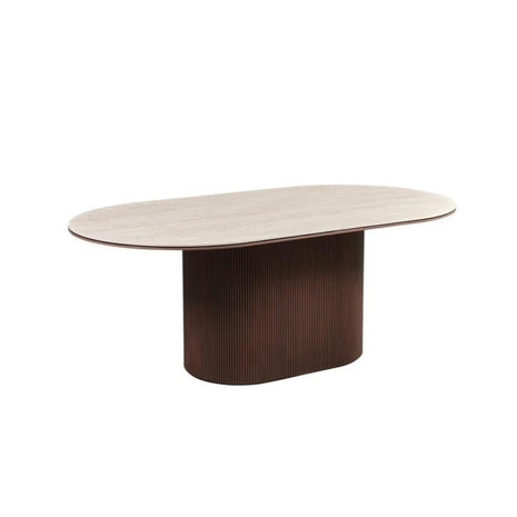 Eettafel - Aqua bruin