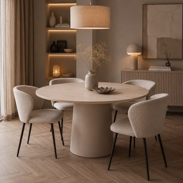 Eettafel Isabella Rond 130cm
