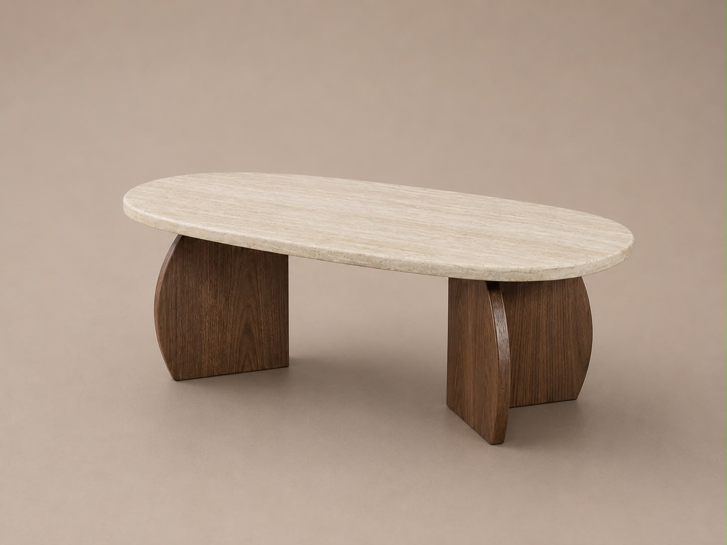 Salontafel Monza ovaal 130 cm