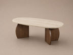 Salontafel Monza ovaal 130 cm