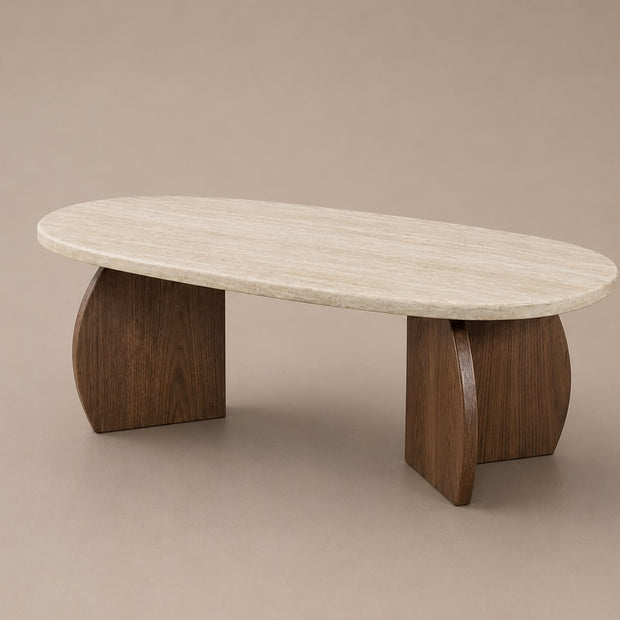 Salontafel Monza ovaal 130 cm
