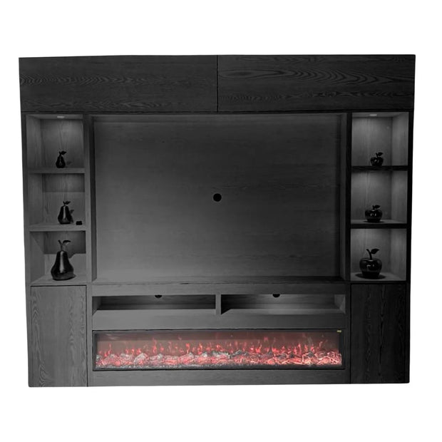 Black veneer cinewall 280X30X220