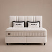 Boxspring Aura met Opbergruimte – Wit