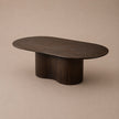 Salontafel Ovaal – Taurus bruin met Ribbel Design