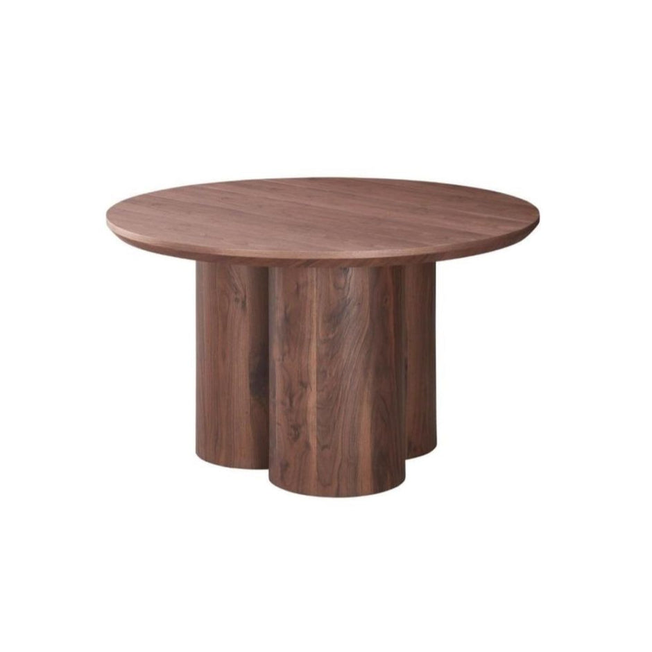 Eettafel rond - Royal bruin veneer