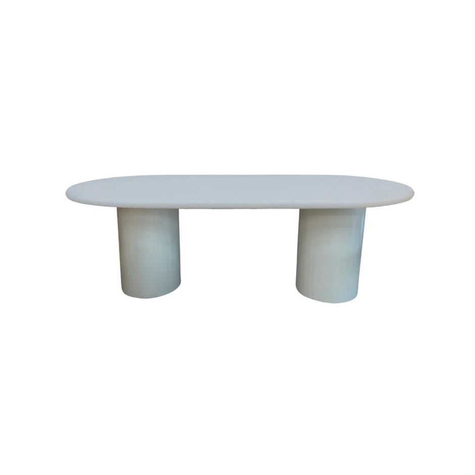 Eettafel ovaal organisch