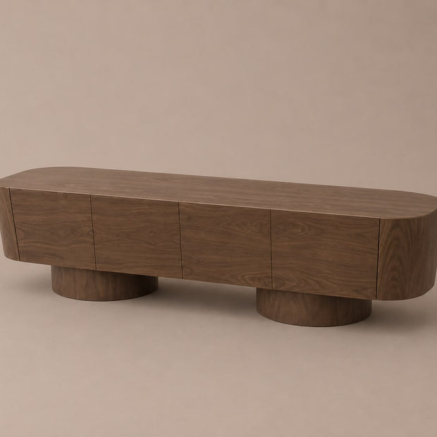 Tv-meubel - Royal bruin veneer