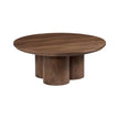 salontafel rond - Royal bruin veneer