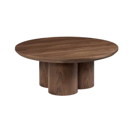 salontafel rond - Royal bruin veneer