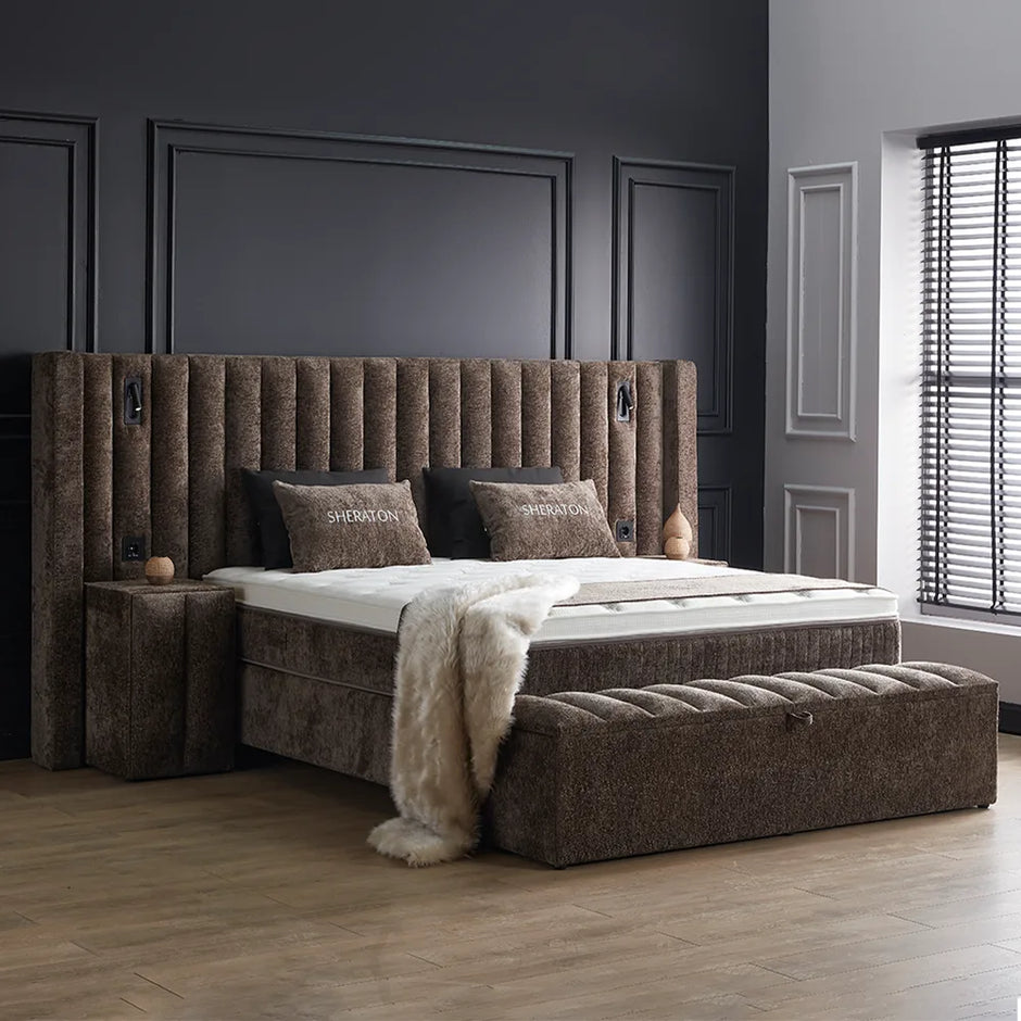 Boxspring - Sheraton Bruin