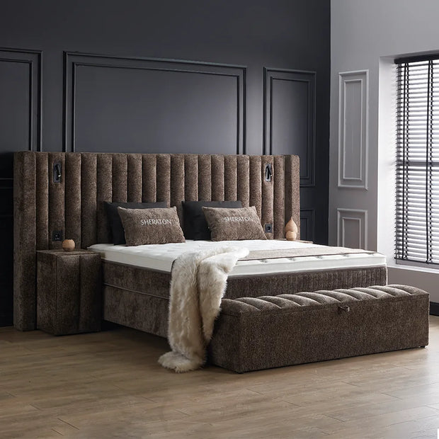 Boxspring Sheraton - Bruin