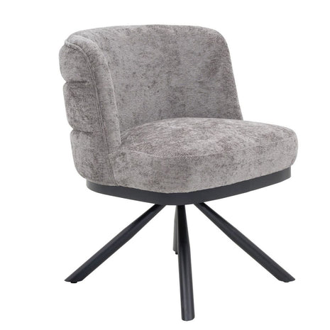 Eetkamerstoel - Corfu grijs/zwart