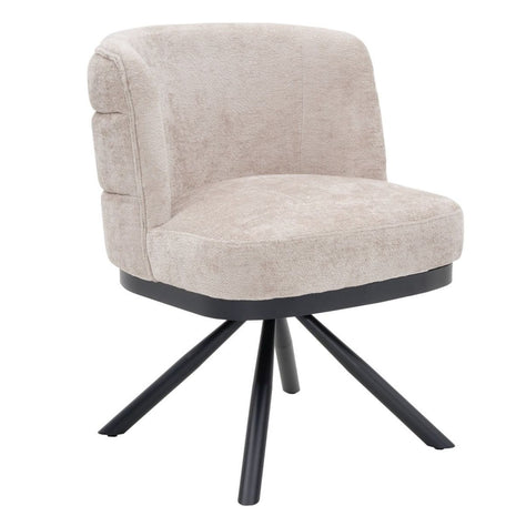 Eetkamerstoel - Corfu taupe/zwart