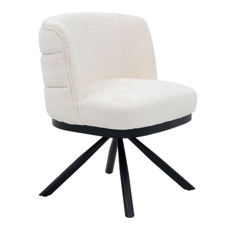 Eetkamerstoel - Corfu wit/zwart