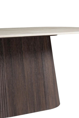 Eettafel - Travertin X Kimberly bruin