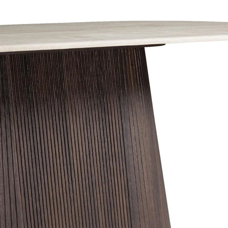 Eettafel - Travertin X Kimberly bruin
