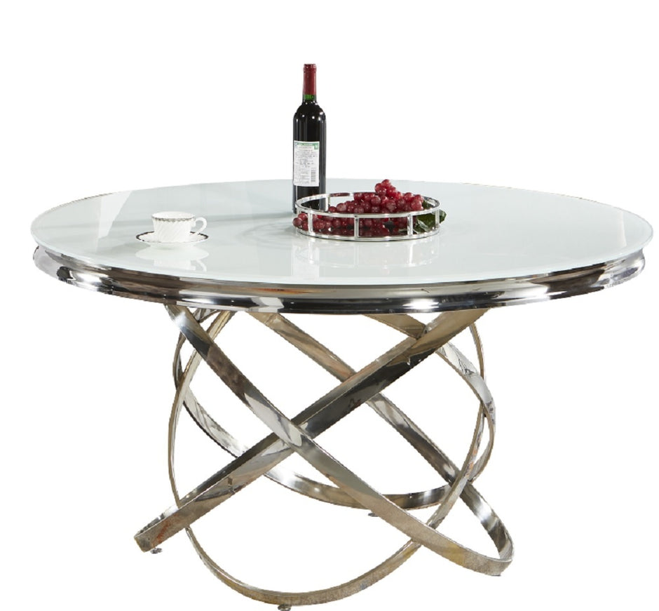 Eettafel - Calvin Zilver Wit - Starhomes