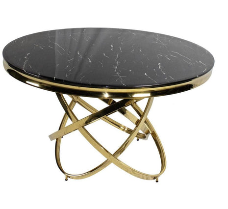 Eettafel - Calvin Zwart Marmer - Starhomes
