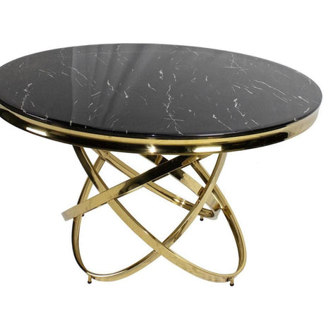 Eettafel - Calvin Zwart Marmer - Starhomes