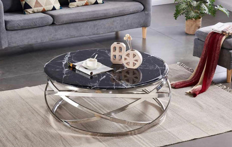 Salontafel - Calvin Zwart Marmer - Starhomes
