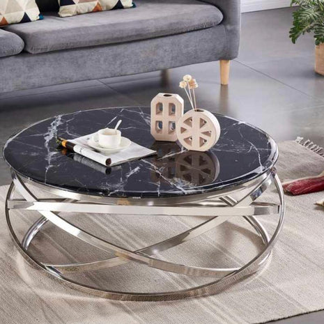 Salontafel - Calvin Zwart Marmer - Starhomes