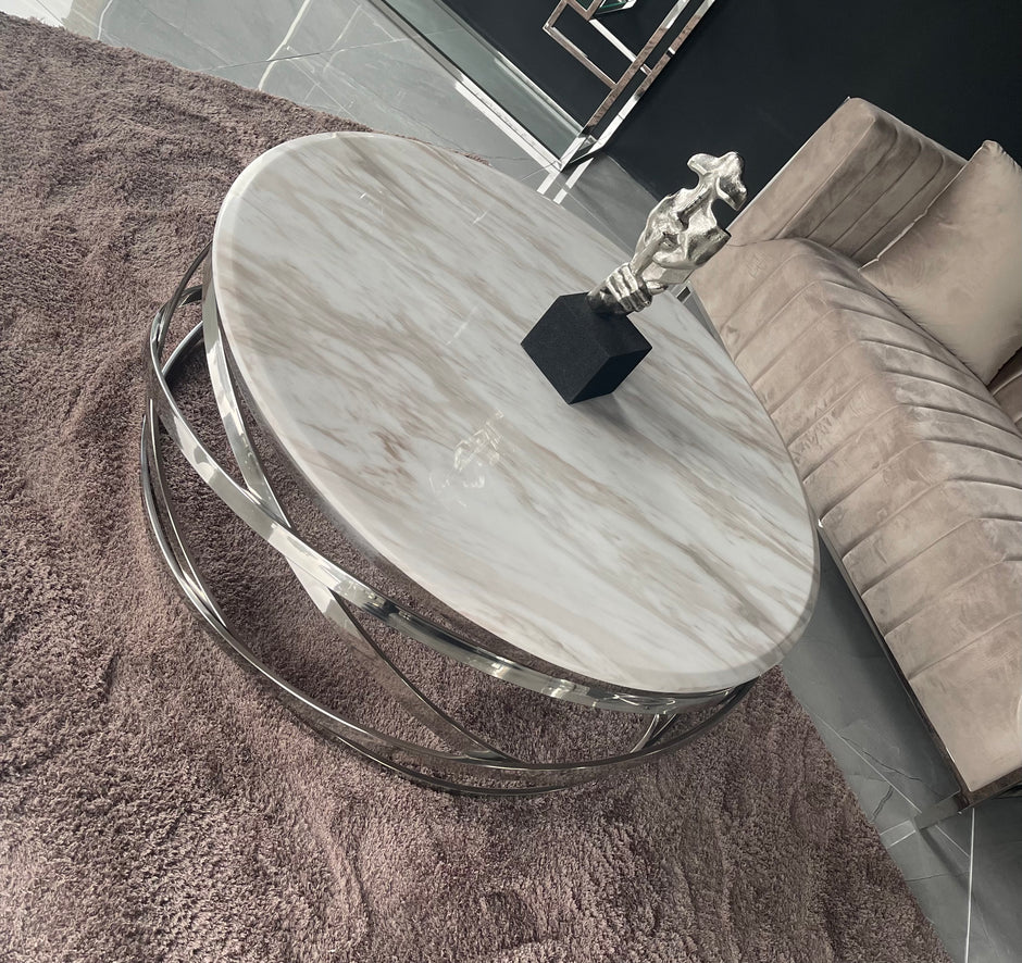 Salontafel - Calin Wit Marmer - Starhomes