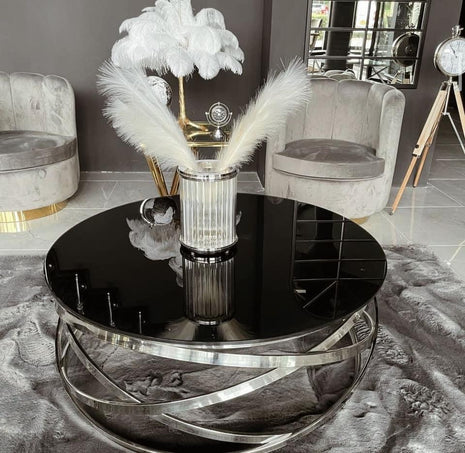 Salontafel - Calvin Zilver Zwart - Starhomes