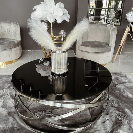 Salontafel - Calvin Zilver Zwart - Starhomes