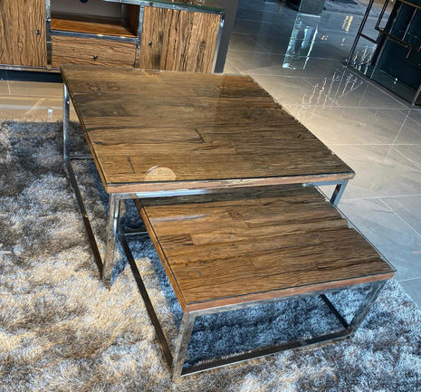 Salontafel - Doblo Zilver Square Sleeperwood - Starhomes